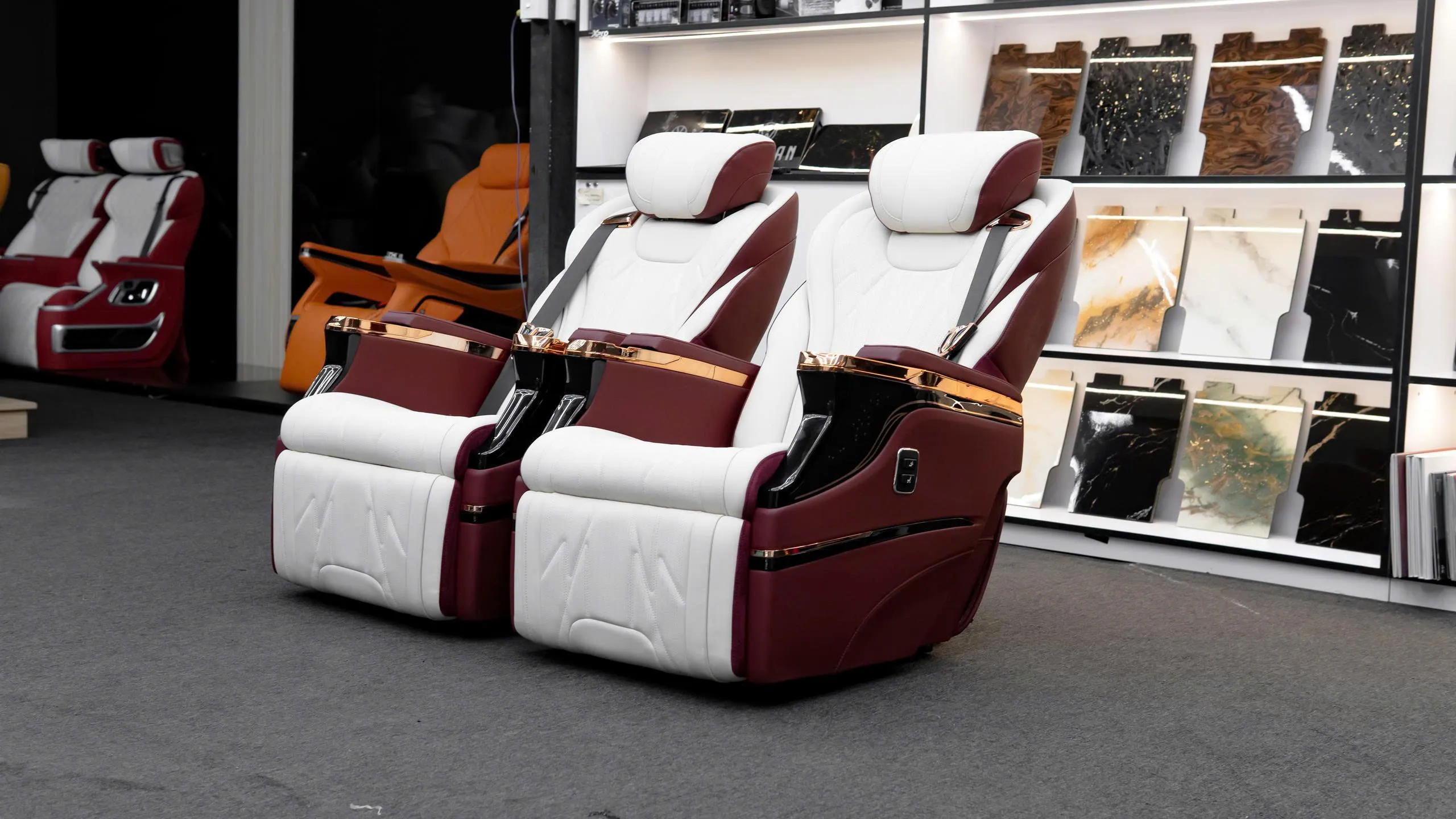 Chi tiết ghế Limousine mẫu 1